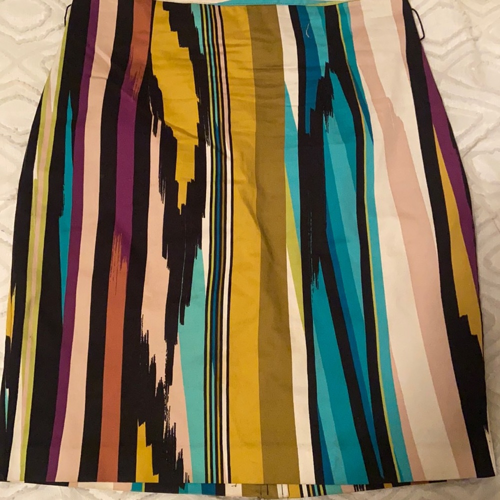 Multicolored Worthington Brand Pencil Skirt